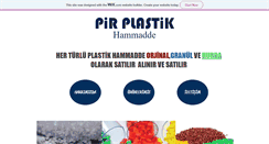 Desktop Screenshot of pirplastikhammadde.com